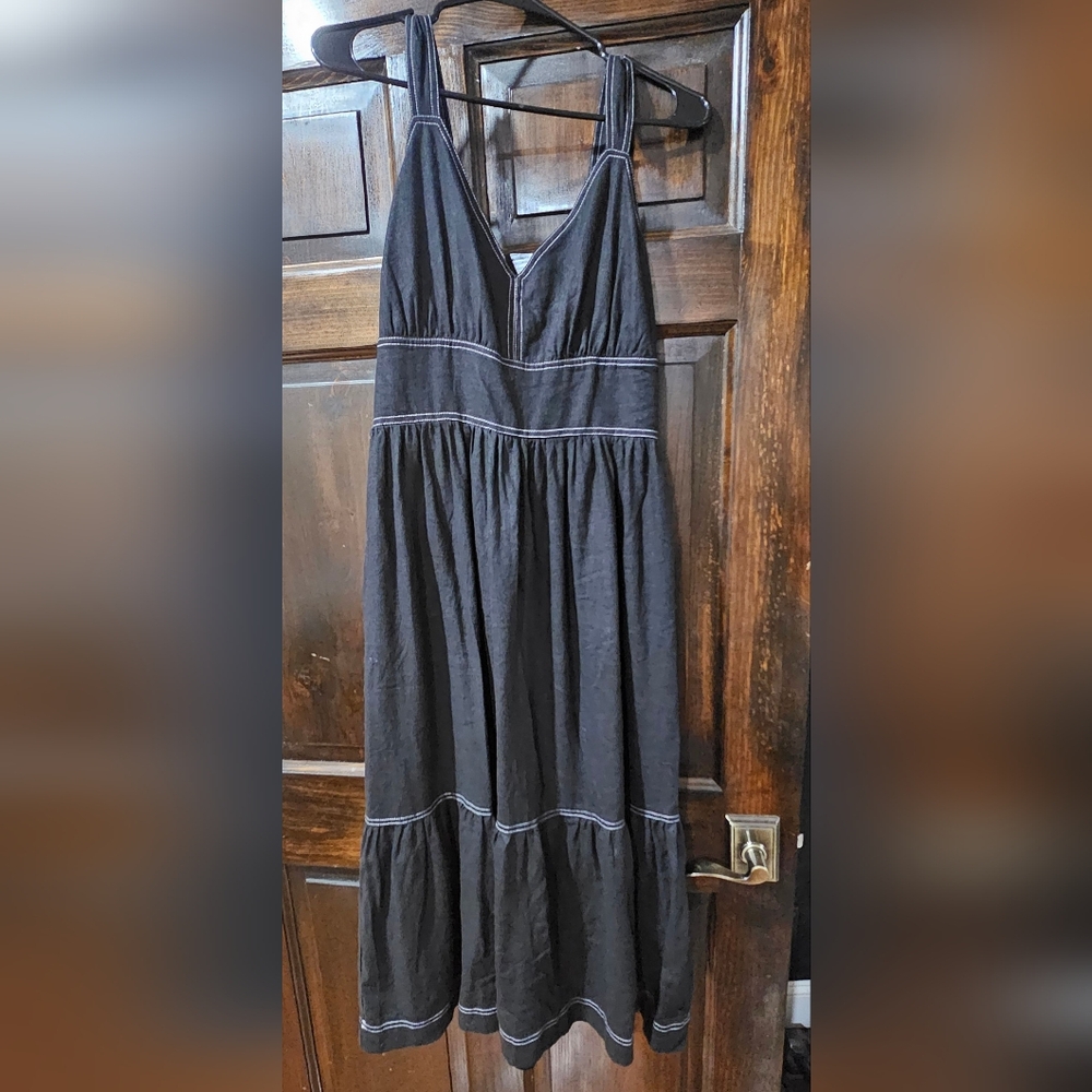 Denim Maxi dress Size 8-10 (M)